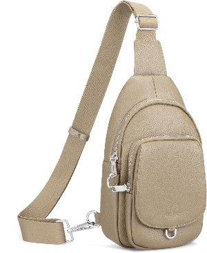 Stylish Anti-Theft Genuine Leather Crossbody Bag for Women - RFID Protected Sling Bag Perfect for Travel and Everyday Use