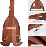 Stylish Anti-Theft Genuine Leather Crossbody Bag for Women - RFID Protected Sling Bag Perfect for Travel and Everyday Use