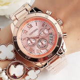 2025 Women Watches Geneva Famous Luxury Brand Fashion Gold Watches for Ladies Casual Female Quartz Watch Women'S Wristwatches