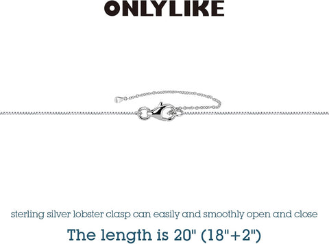 Heart Pendant Necklace Gifts for Wife, Engraved 'I LOVE YOU' Gift for Wife, 1-3 Carat Moissanite Necklace, Anniversary Eternity Jewelry Present for Wife, Birthday Gifts for Women