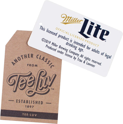 Men'S Faded Miller Lite Beer Logo Shirt