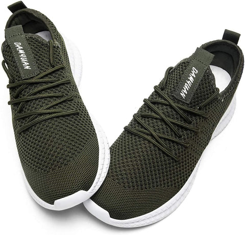 Men Running Shoes Men Casual Breathable Walking Shoes Sport Athletic Sneakers Gym Tennis Slip on Comfortable Lightweight Shoes