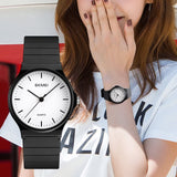Women'S Watches Ladies Quartz Watch Waterproof Wrist Watch Resin Fashion Casual Wristwatch for Girls