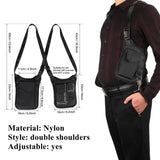 Men anti Theft Secret Agent Bag Hidden Underarm Shoulder Bag Holster Wallet Secret Agent Service Costume Bag Armpit Case