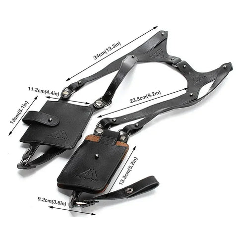 Men anti Theft Secret Agent Bag Hidden Underarm Shoulder Bag Holster Wallet Secret Agent Service Costume Bag Armpit Case