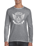 American CEO Patriotic Eagle Men's Long Sleeve Shirt