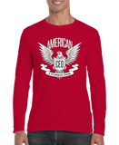 American CEO Patriotic Eagle Men's Long Sleeve Shirt