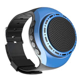 USB Rechargeable Wrist Watch Speaker Cool Lighting Bluetooth-Compatible Portable Bicycle Audio Music FM Radio Box