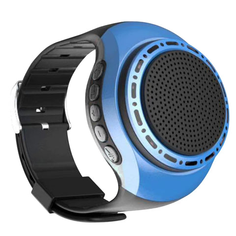 USB Rechargeable Wrist Watch Speaker Cool Lighting Bluetooth-Compatible Portable Bicycle Audio Music FM Radio Box