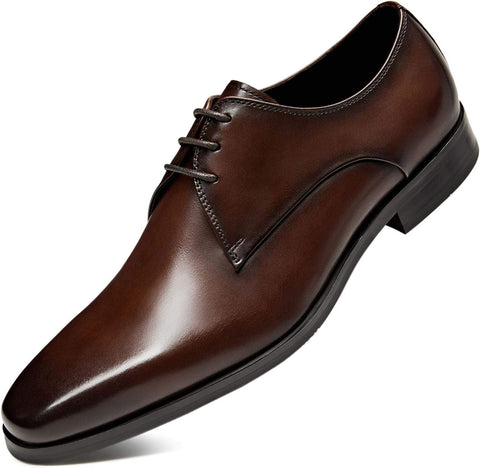 Mens Oxford Shoes Genuine Leather Dress Shoes