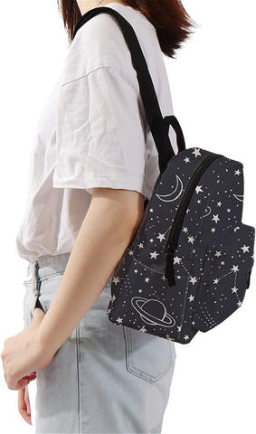 Mini Backpack for Girls, Printing Shool Bag Waterproof Fashion Purse (32)