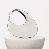 Luxury Leather Handbags Women Crescent Shape Bag Personality Large Capacity Underarm Bag 2021 Fashion Shoulder Bag Borsa