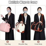 Buylor 2In1 Convertible Garment Bag Foldable Suit Storage Bag Large Capacity Travel Duffle Bag Waterproof Tote Fitness Gym Bag