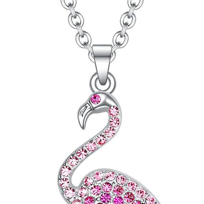 Horse Wolf Giraffe Dinosaur Necklace Gifts,Flamingo Elephant Sloth Llama Mermaid Necklaces Jewelry for Women