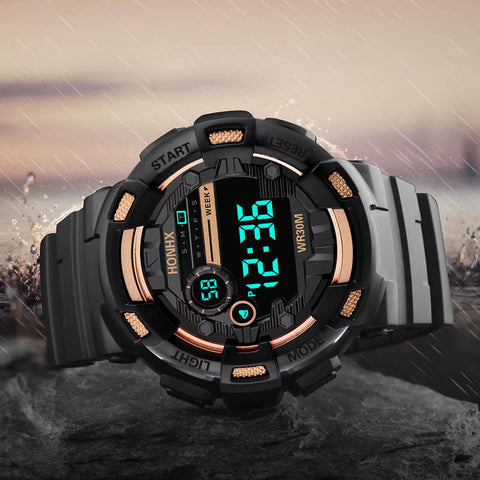 Kids Digital Watches Life Waterproof Electronic Watch for Children Multi-Function Luminous Sports Wrist Watch for Boys