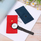 Flannelette Watch Storage Bag Men Women Durable Portable Watch Dust Protection Case Watch Collection Accessories