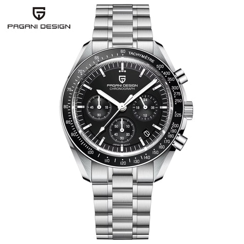 PAGANI DESIGN Men'S Luxury Quartz Watch Japan VK63 Watches for Man Top Synthetic Sapphire Glass Mirror Wrist Watch Clocks Gifts