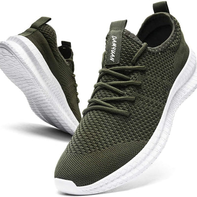 Men Running Shoes Men Casual Breathable Walking Shoes Sport Athletic Sneakers Gym Tennis Slip on Comfortable Lightweight Shoes