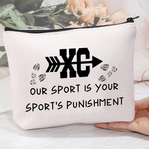 Cross Inspired Country Cosmetic Bag Country Travel Bag Our Sport Is Your Sport'S Punishment (X Bag)