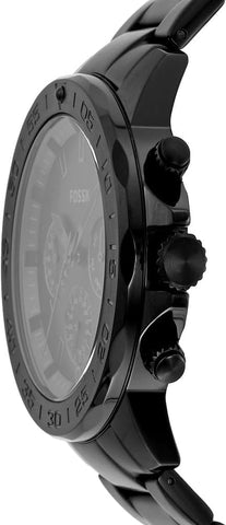 Bannon Multifunction Black Stainless Steel Watch