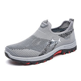 Summer Mesh Men Shoes Lightweight Sneakers Men Fashion Casual Walking Shoes 2024 Breathable Mens Hiking Shoes 2025 Fashion Shoes