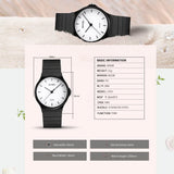 Women'S Watches Ladies Quartz Watch Waterproof Wrist Watch Resin Fashion Casual Wristwatch for Girls
