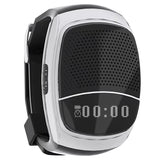 Bluetooth-Compatible Sports Music FM Radio Watch B90 Running Wrist Watch Alarm Watch Audio for Running/Hiking
