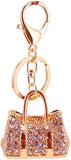 Bling Bling Crystal Keychain Lovely Handbag Decoration Car Key Decoration for Womens and Girls