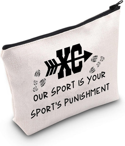 Cross Inspired Country Cosmetic Bag Country Travel Bag Our Sport Is Your Sport'S Punishment (X Bag)