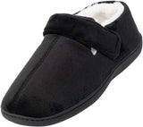 Men’S Memory Foam Fleece Lined House Slippers for Seniors