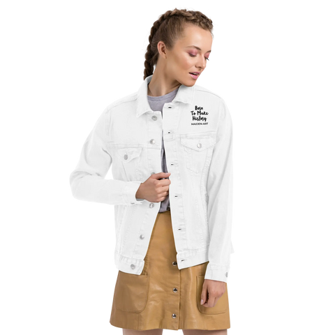 Unisex denim jacket The Rebel Girl in Me will never die