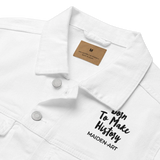 Unisex denim jacket The Rebel Girl in Me will never die