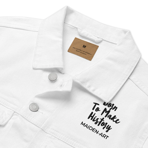 Unisex denim jacket The Rebel Girl in Me will never die